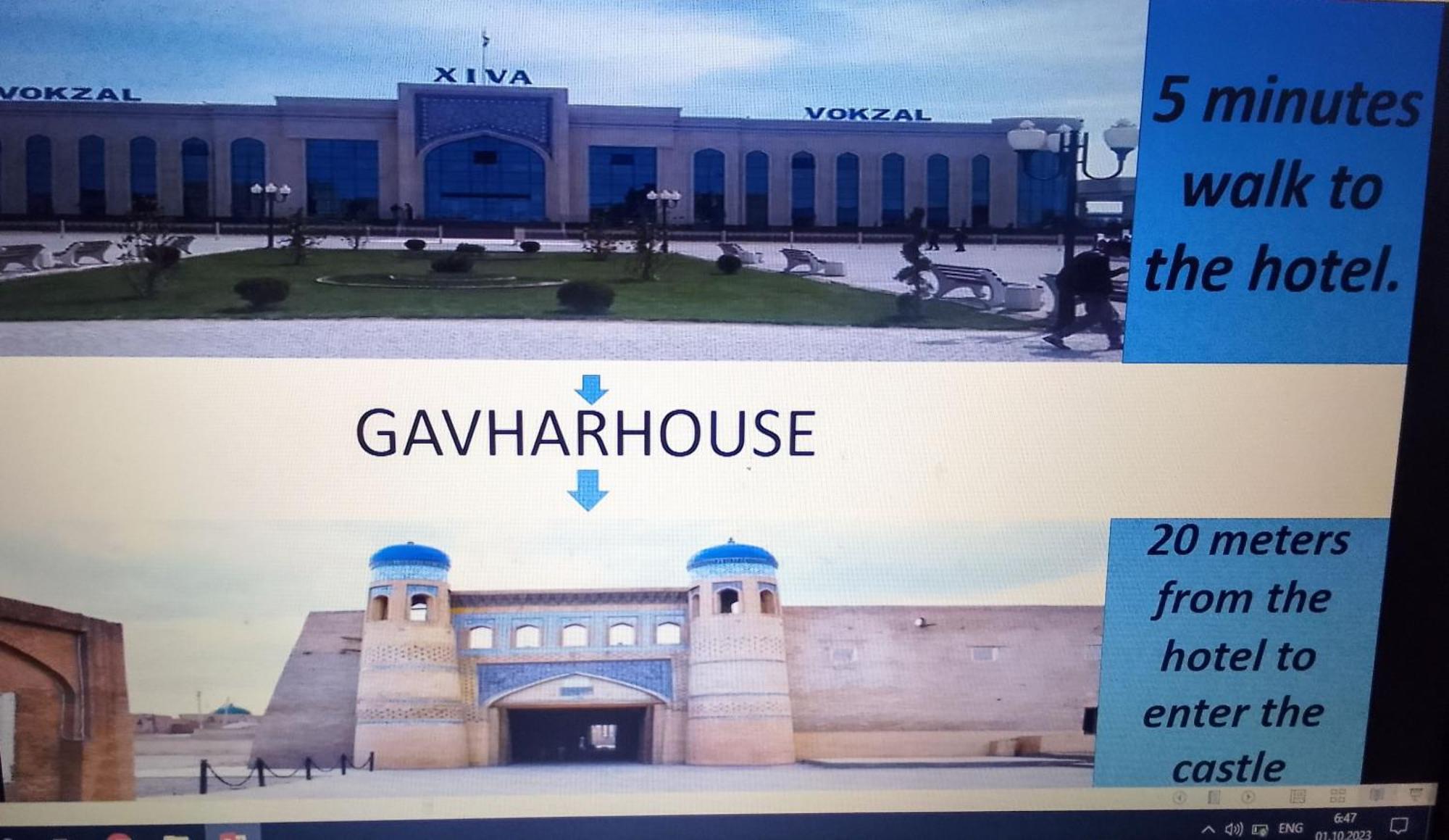 Gavhar House Hotel Хива Екстериор снимка